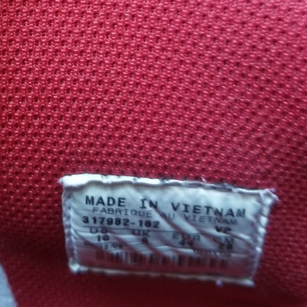 Nike Men's Dunk High White Varsity Red Size 10 - Picture 4 of 5